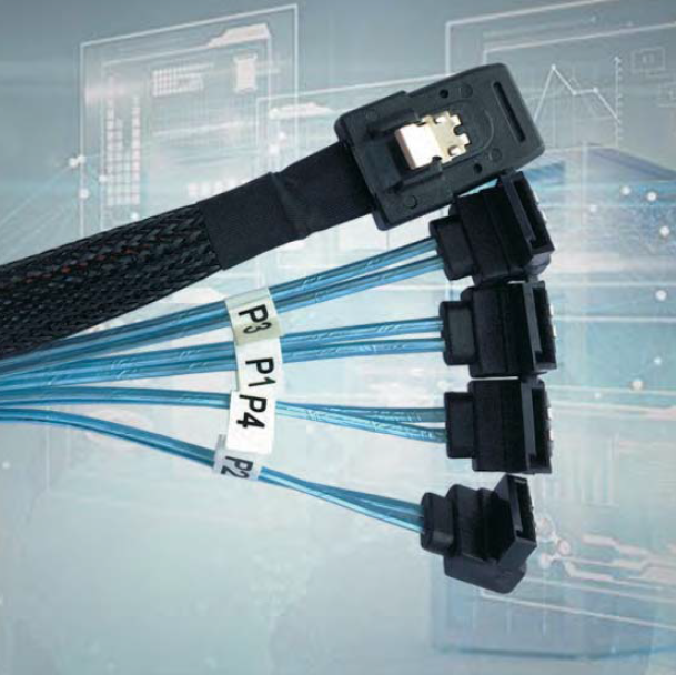 SFF 8087 TO  4 90��sata cable