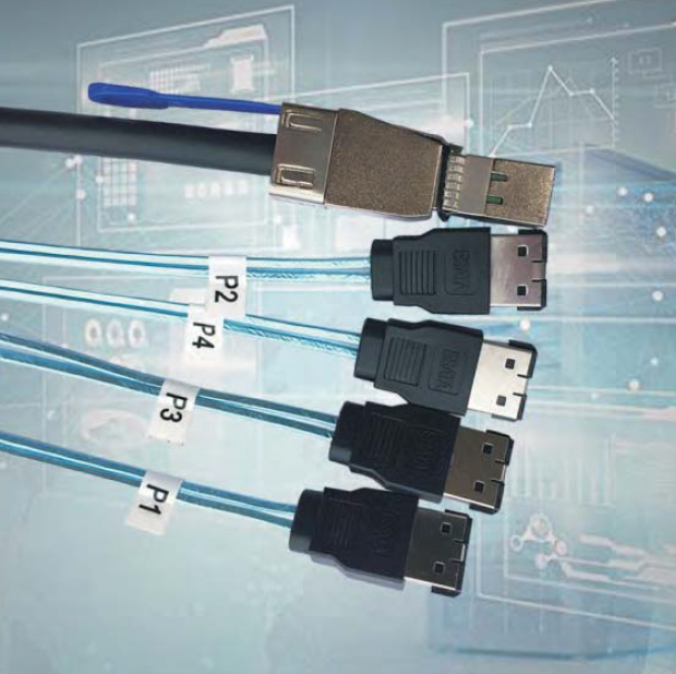 SFF 8644 TO  4 E sata cable